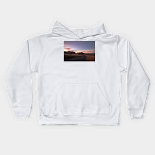 Sunset on Kneeland road Kids Hoodie